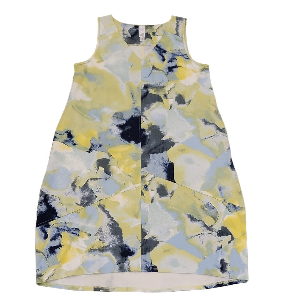 MarlaWynne Dress in Blue, Yellow, and White - Picture 2 of 6